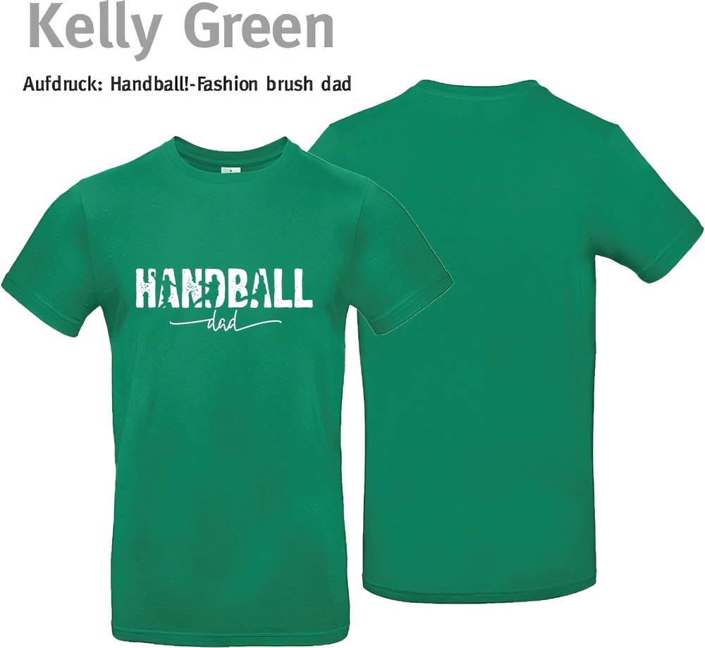 HandballFashionT-ShirtBrushDadTU03TKellyGreen-XS