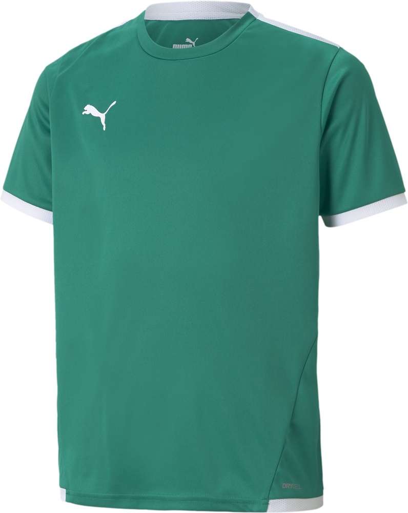 PumaKinderTeamLIGAJerseyJr704925PepperGreen-PumaWhite-176
