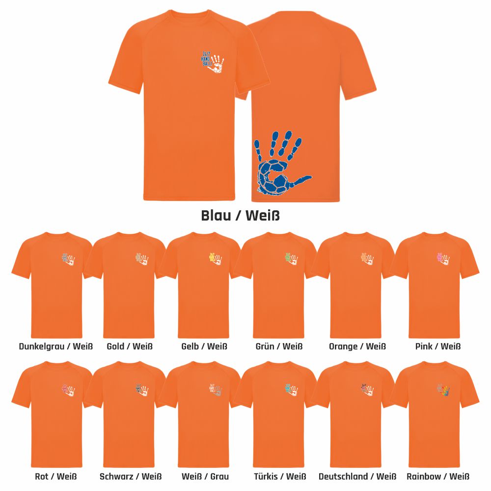 HandballCollectionFunktionsshirtS287XFluorescentOrange-XXS