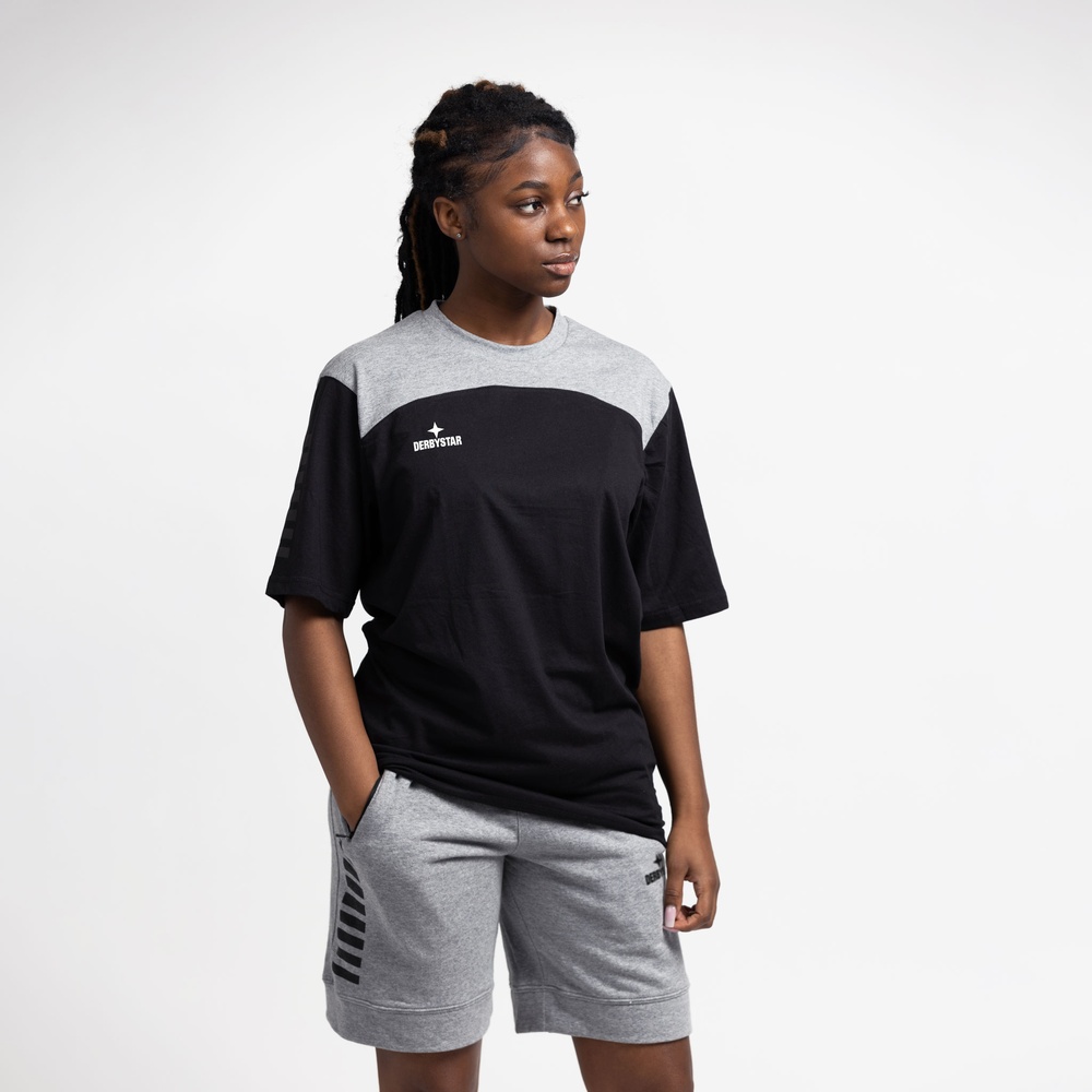 DerbystarTrikotT-ShirtUltimoV23632026SchwarzGrau-S