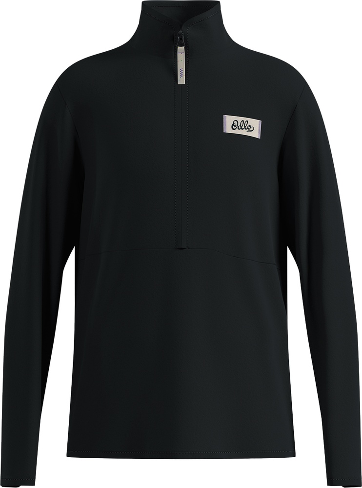 OdloKinderLongsleeveMidlayer12ZipClassicFleeceBlack-104
