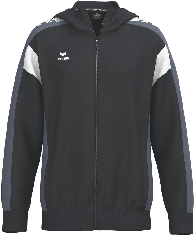 ErimaTrainingsjackeCelebrate125TrainingJacketWithHood25-0020SchwarzSlateGrey-116
