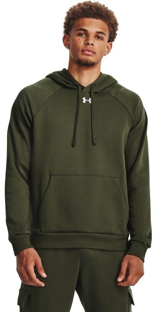 UnderArmourUARivalFleeceHoodieGreen-XS