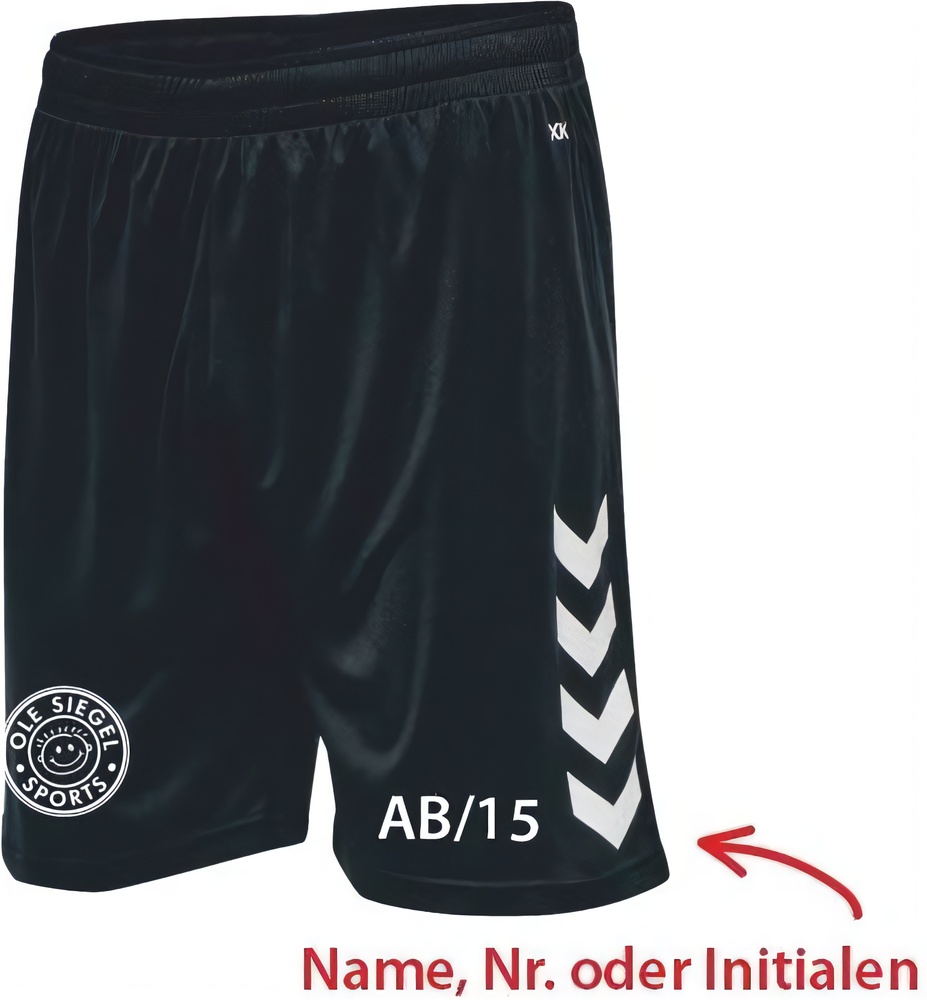 MTVElzeDamenHandballHummelhmlCore20PolyShortsLady230831Black-XXL