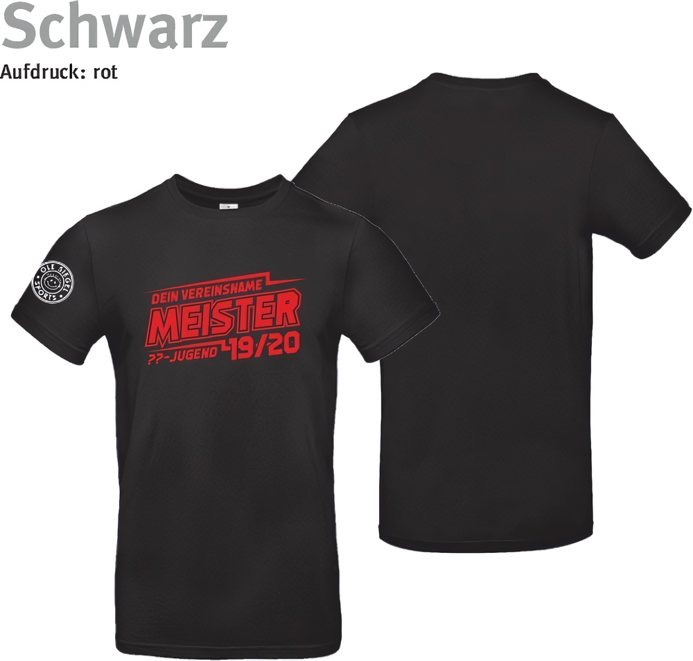 247CollectionT-ShirtMeistershirtBlitzTU03TBlack-XS