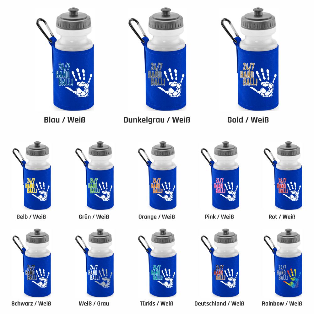 HandballCollectionTrinkflascheQD44075x7520cmBrightRoyal