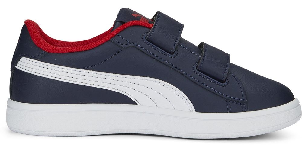 PumaKinderSchuheLowSmash30LVPS392033PumaNavy-PumaWhite-ForAllTimeRed-325