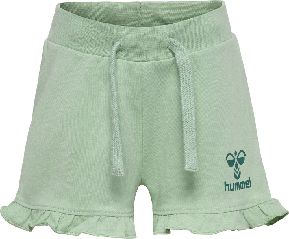 HummelKinderTalyaRuffleShorts219858SiltGreen-56-ca0-3Monate