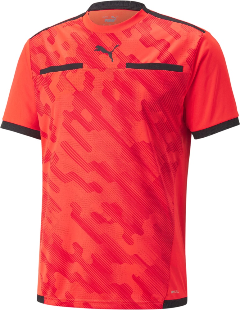 PumaTeamLIGARefereeJersey705452RedBlast-PumaBlack-XL
