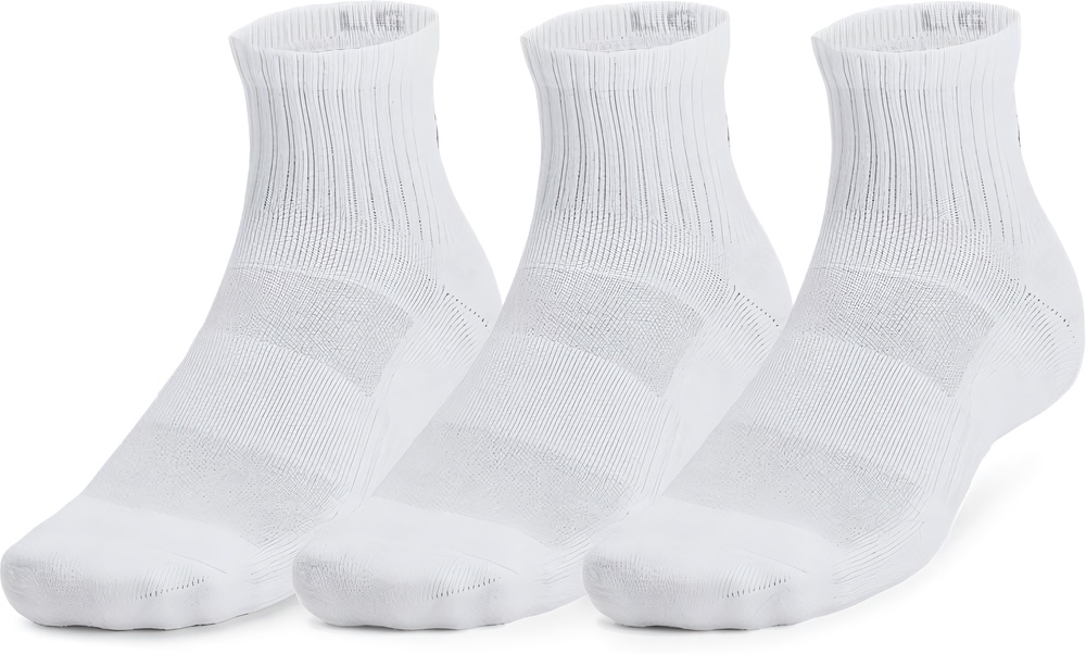 UnderArmourSportsockenTc3PkQtr1386372White100-LUSLG