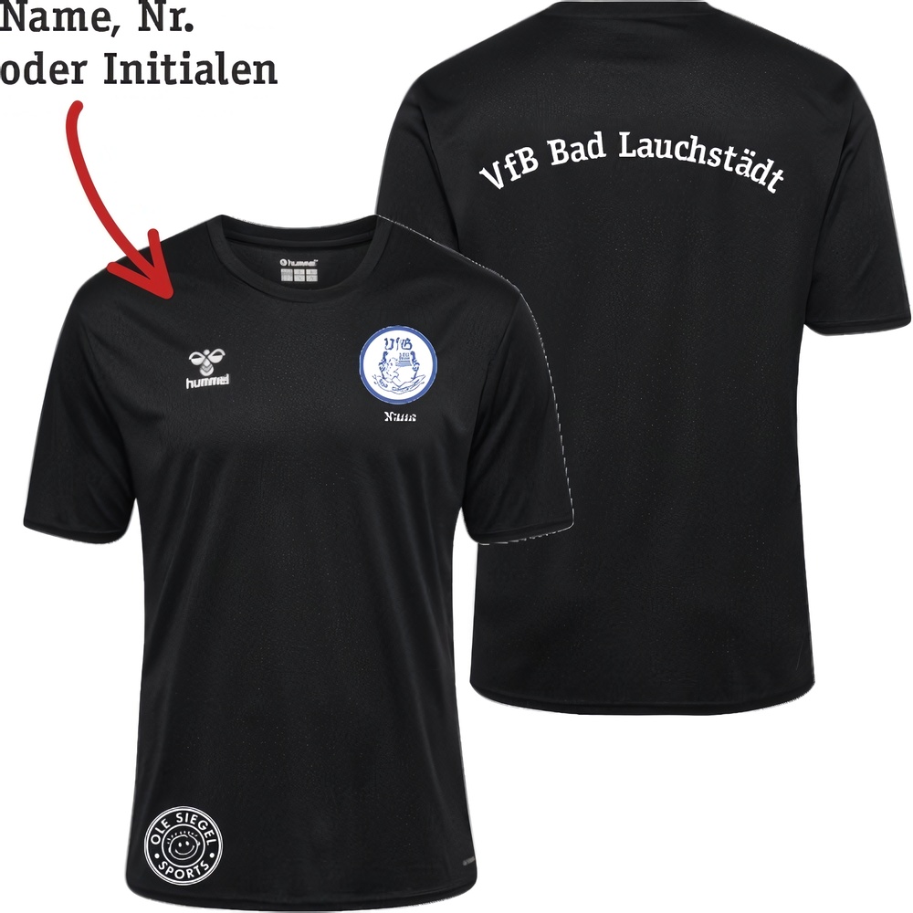 VfBBadLauchstdtHummelhmlESSENTIALPolyJerseySSUnisex224541Black-XXL