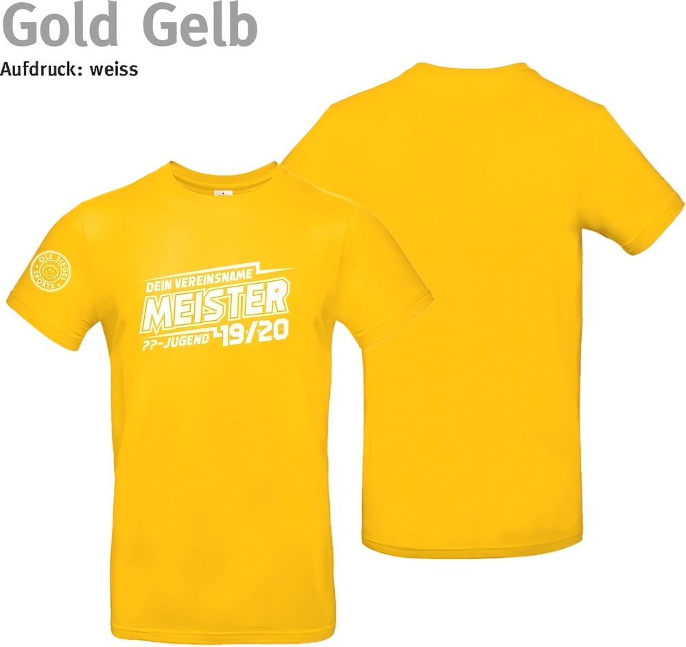 247CollectionT-ShirtMeistershirtBlitzTU03TGold-XS