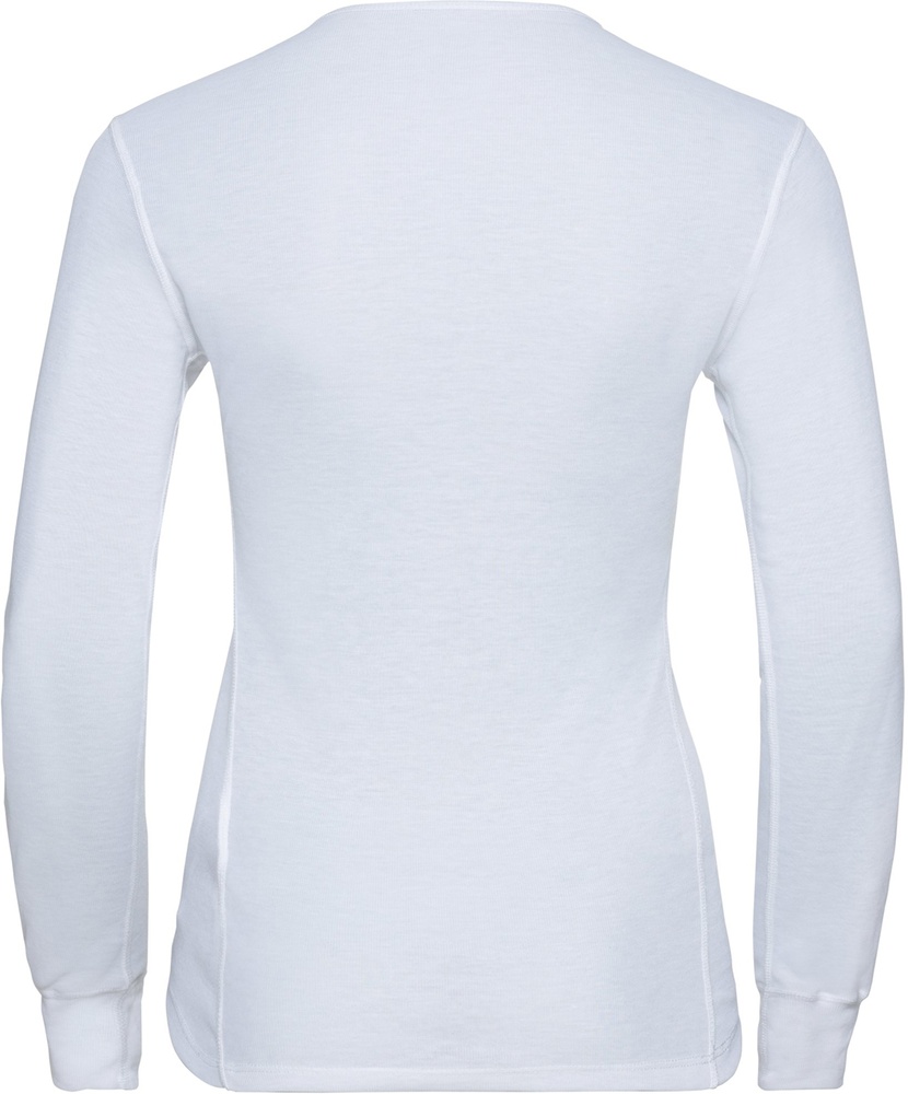OdloDamenBlTopCrewNeckLong-SleeveActiveWarmEco159101White-3XL