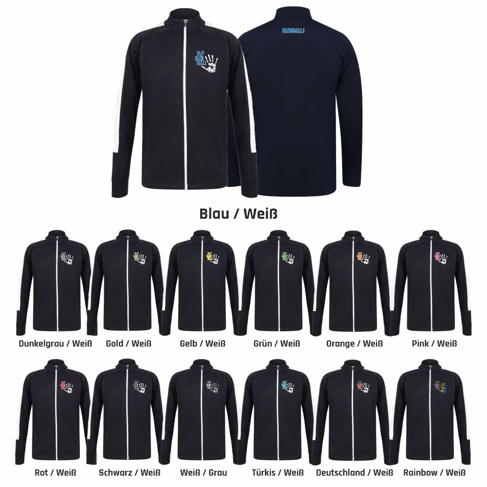 HandballCollectionTrainingsjackeLV871Navy-White-XS