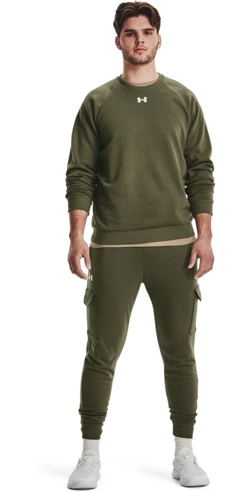 UnderArmourPulloverUARivalFleeceCrewGreen-XS