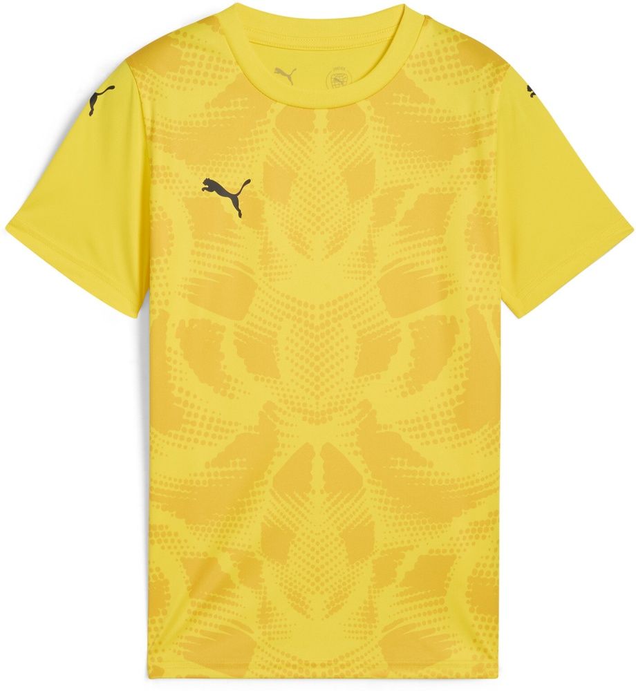 PumaKinderTeamUltimateJerseyJr706282FasterYellow-PumaBlack-140
