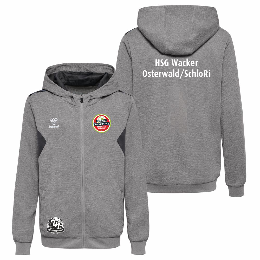 HSGWackerOsterwaldSchloRiHummelhmlAuthenticPLZipHoodieUnisex219979GreyMelange-3XL