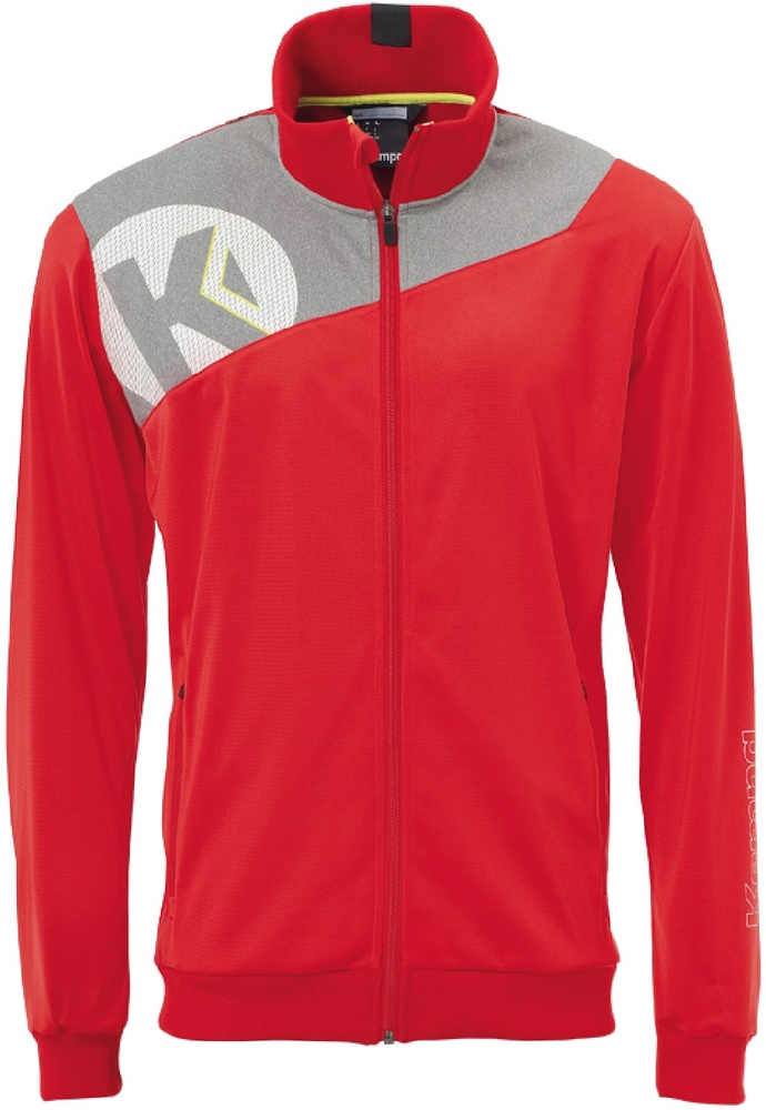 KempaKinderTrainingsjackeCore20PolyJacke2002196RotDarkGrauMelange-116