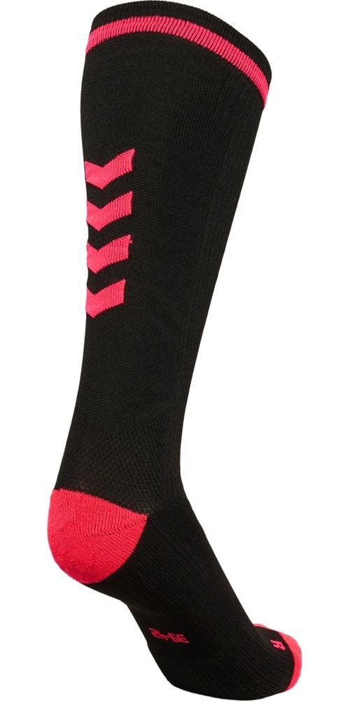 HummelSockenEliteIndoorSockHighBlackDivaPink-27-30