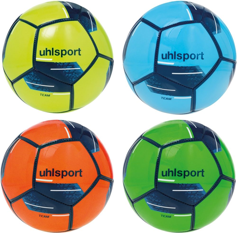 UhlsportFuballTeamMini4X1Colour1001727FluoGelbMarineWei