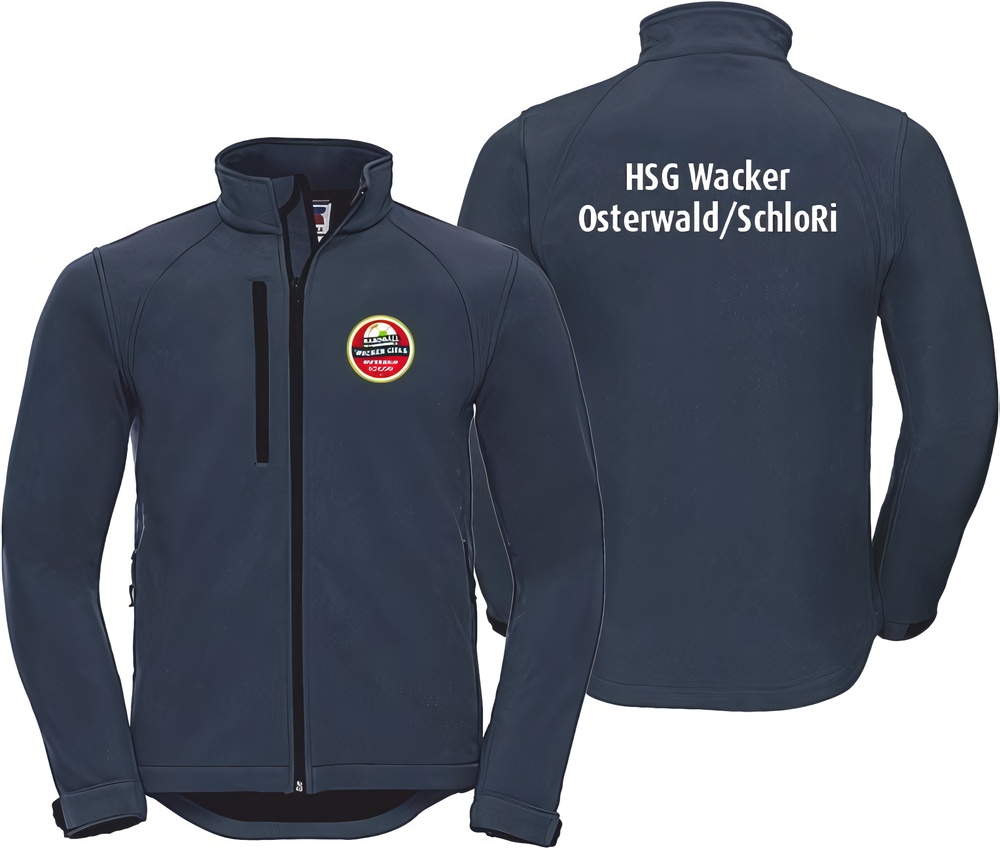 HSGWackerOsterwaldSchloRiBasicSoftshelljackeUnisex43800