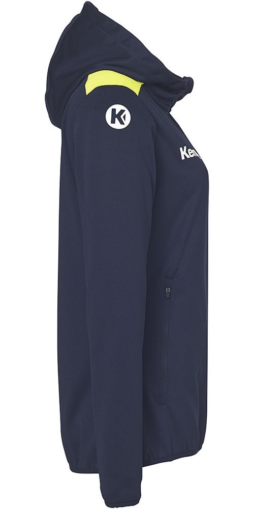 KempaDamenTrainingsjackeEmotion27KapuzenjackeDamen2005131MarineFluoGelb-XS