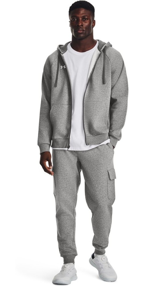 UnderArmourUARivalFleeceFullzipHoodieGray-XS