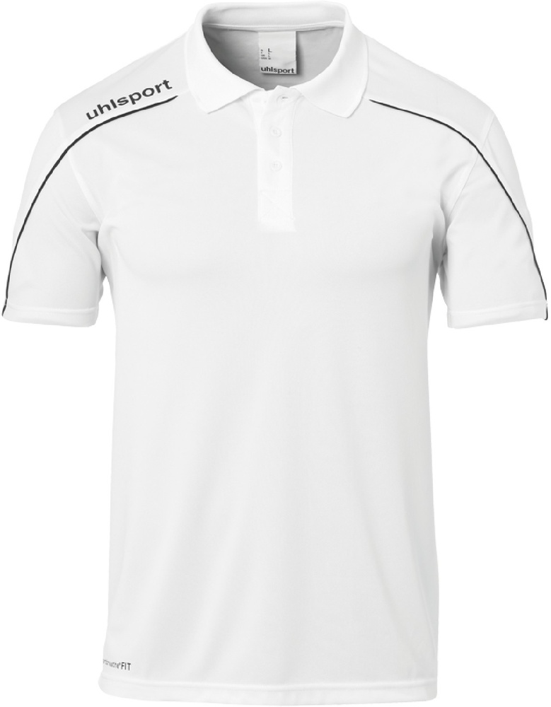 UhlsportKinderStream22PoloShirt1002204WeiSchwarz-140