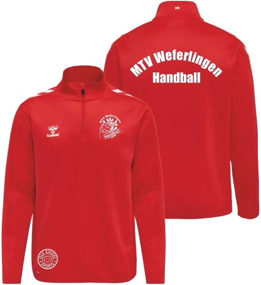 MTVWeferlingenKinderHummelhmlCore20PolyHalfZipSweatKids230833TrueRed-116-ca6Jahre
