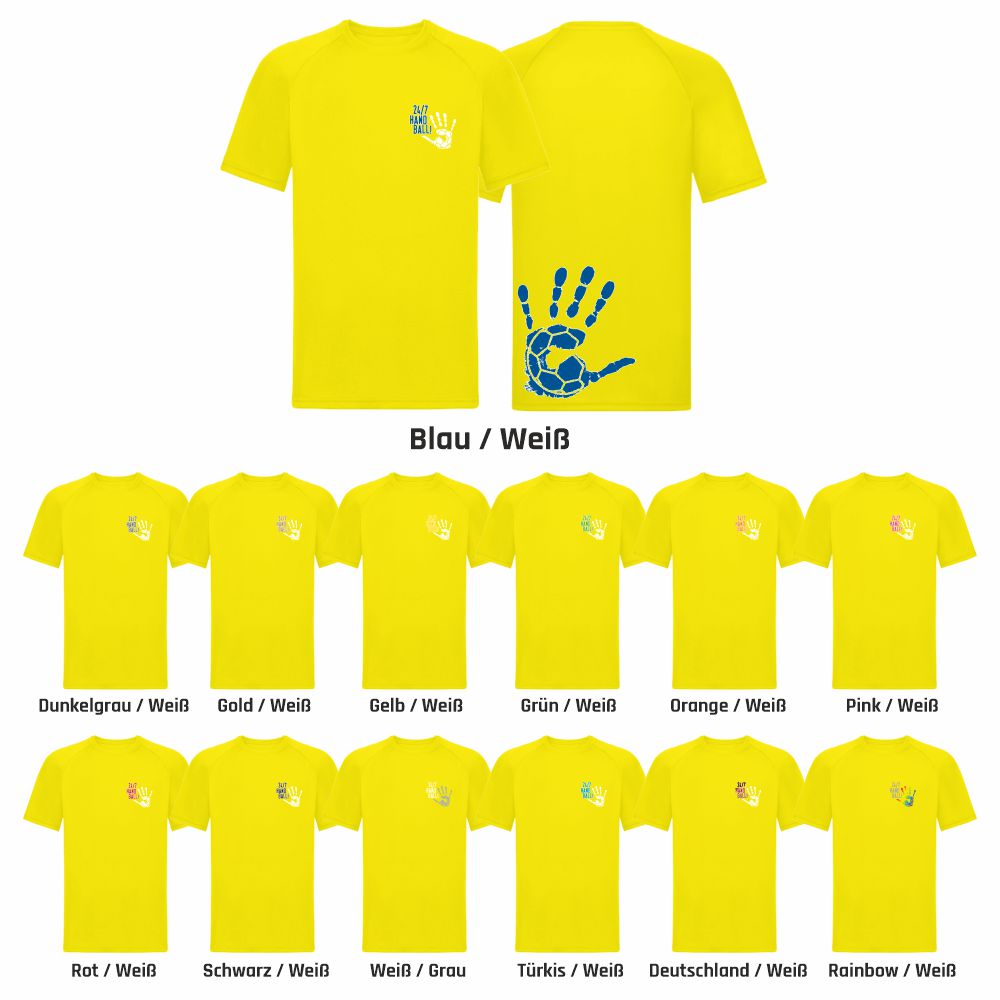 HandballCollectionFunktionsshirtS287XFluorescentYellow-XXS