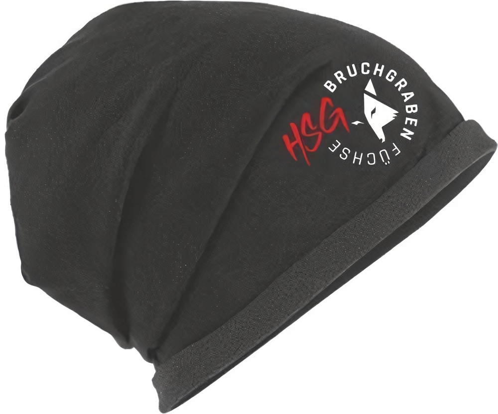 HSGBruchgrabenFchseUniversalBasicBeanieMB7131BlackCarbon