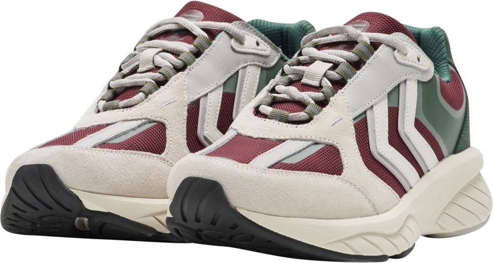 HummelSneakerflachReachLx6000UrbanWhiteWindsorWine-36