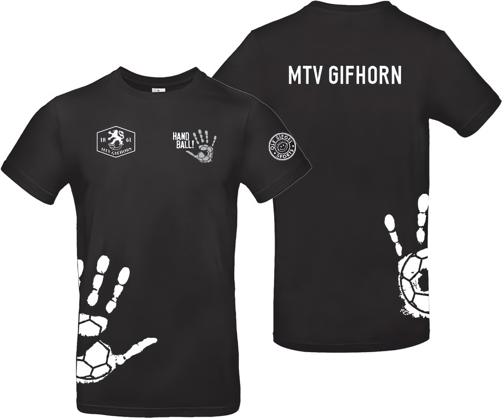 MTVGifhornBasicT-ShirtUnisex01942BlackWei-XXL
