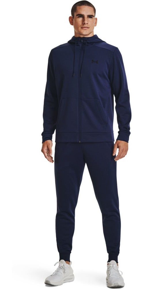 UnderArmourFleecejackeArmourFleeceHoodiemitdurchgehendemZipMidnightNavy-3XL