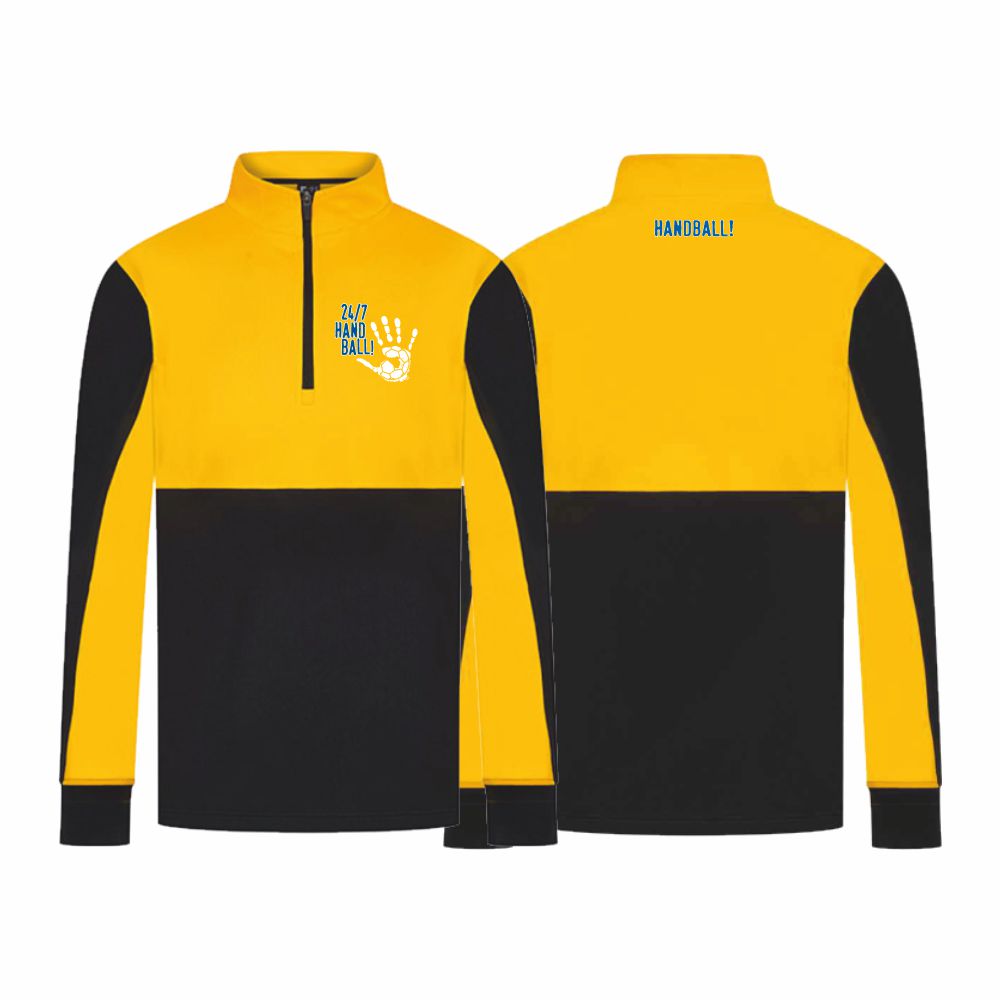 HandballCollection14ZipTrainingsjackeLV874Black-Gold-S