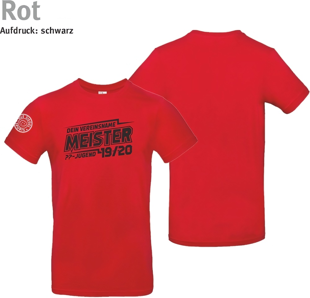 247CollectionT-ShirtMeistershirtBlitzTU03TRed-XS