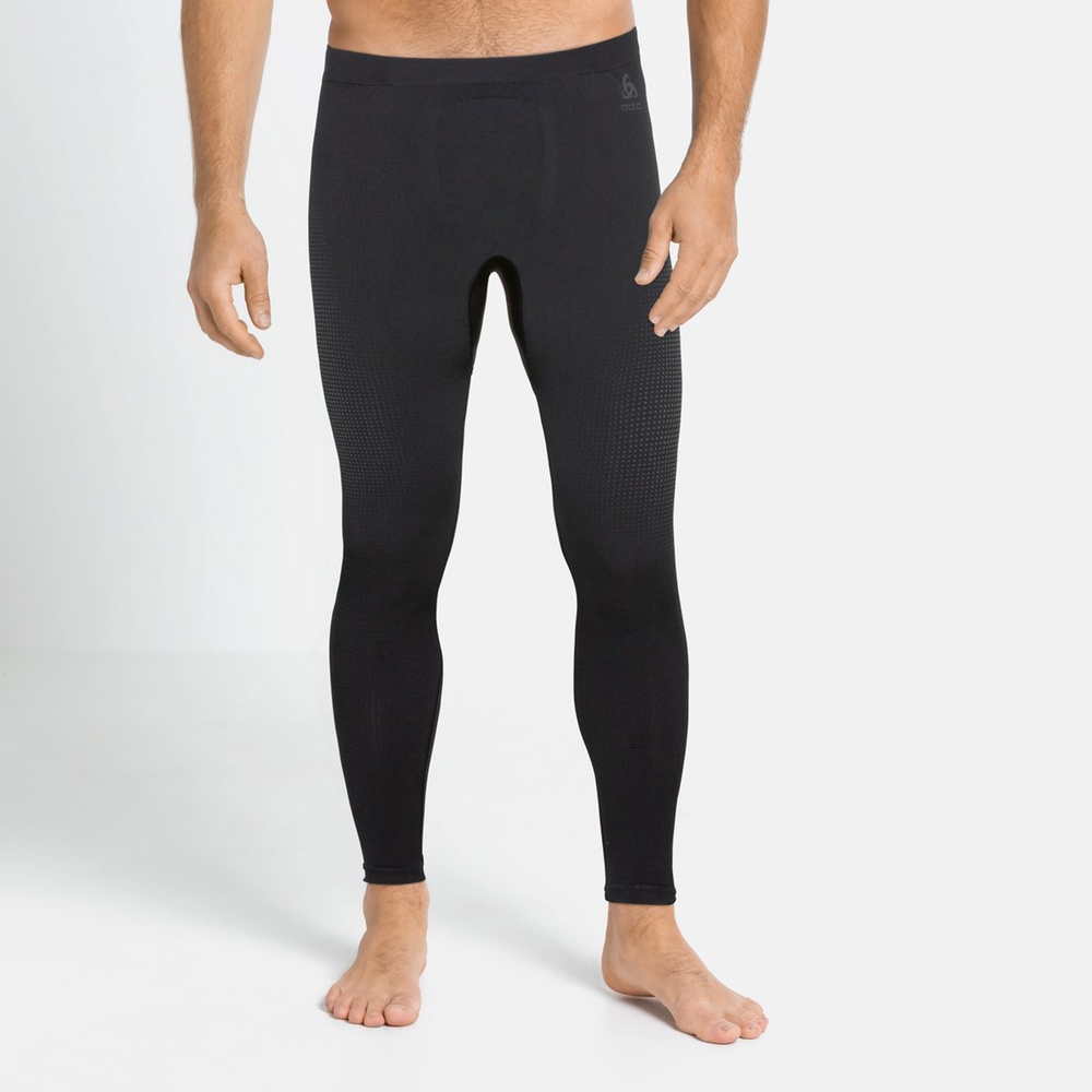 OdloLeggingsBlBottomPerformanceWarmEco196202Black-NewOdloGraphiteGrey-L