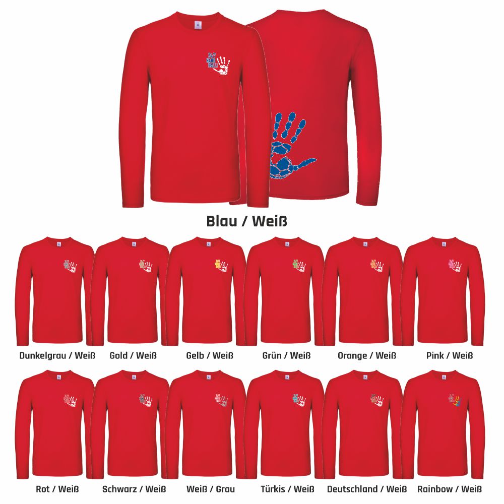 HandballCollectionLongsleeveTU05TRed-3XL