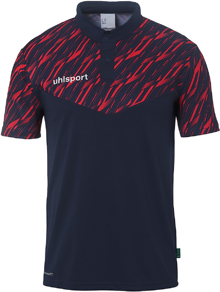 UhlsportKinderProgressive28PoloShirt1002276MarineRot-128