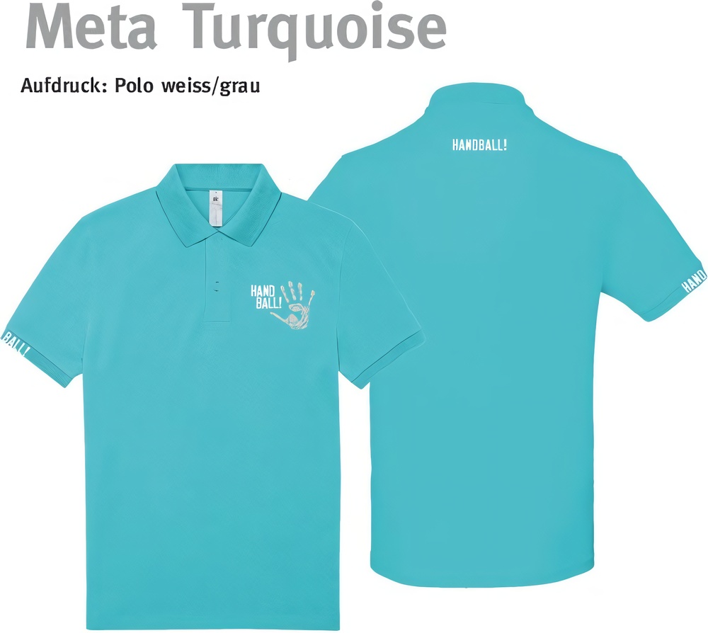 HandballCollectionPoloshirtPU424MetaTurquoise-S