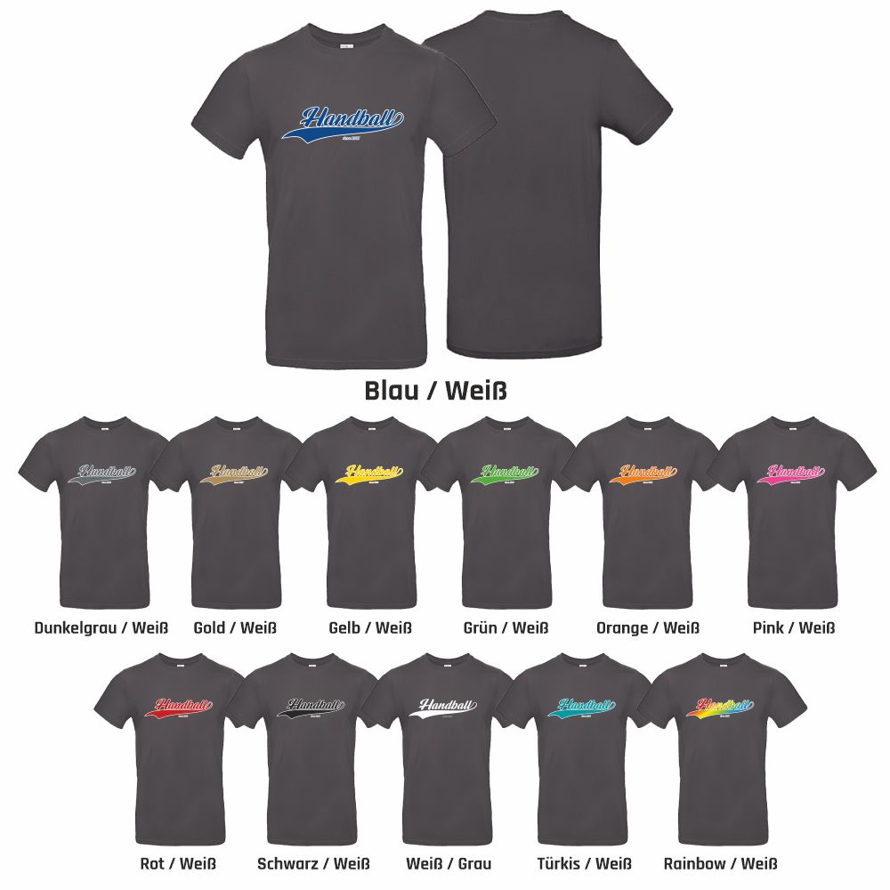 HandballFashionT-ShirtSince1917TU03TDarkGreySolid-XL