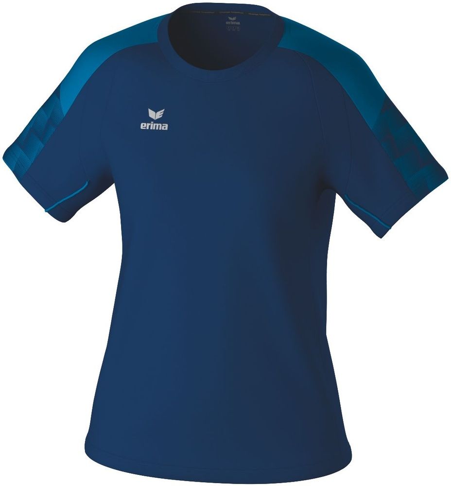 ErimaDamenSportshirtEvoStarT-Shirt24-0012NewNavyMykonosBlue-34XXS