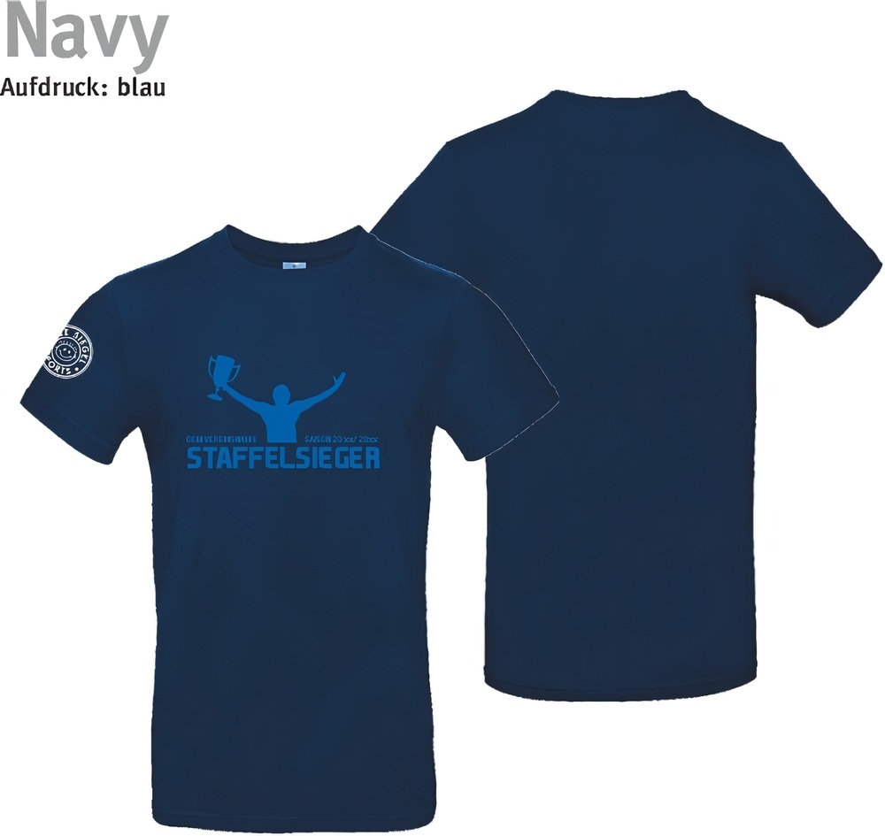 247CollectionT-ShirtStaffelsiegershirtGewinnerTU03TNavy-XS