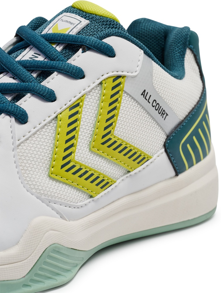 HummelHallenschuhe-HandballAllCourt228237WhiteGreenYellow-36