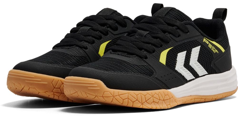 HummelKinderHallenschuhe-HandballPiiiPowerPlayProLcJr226801AnthraciteBrightGreen-30