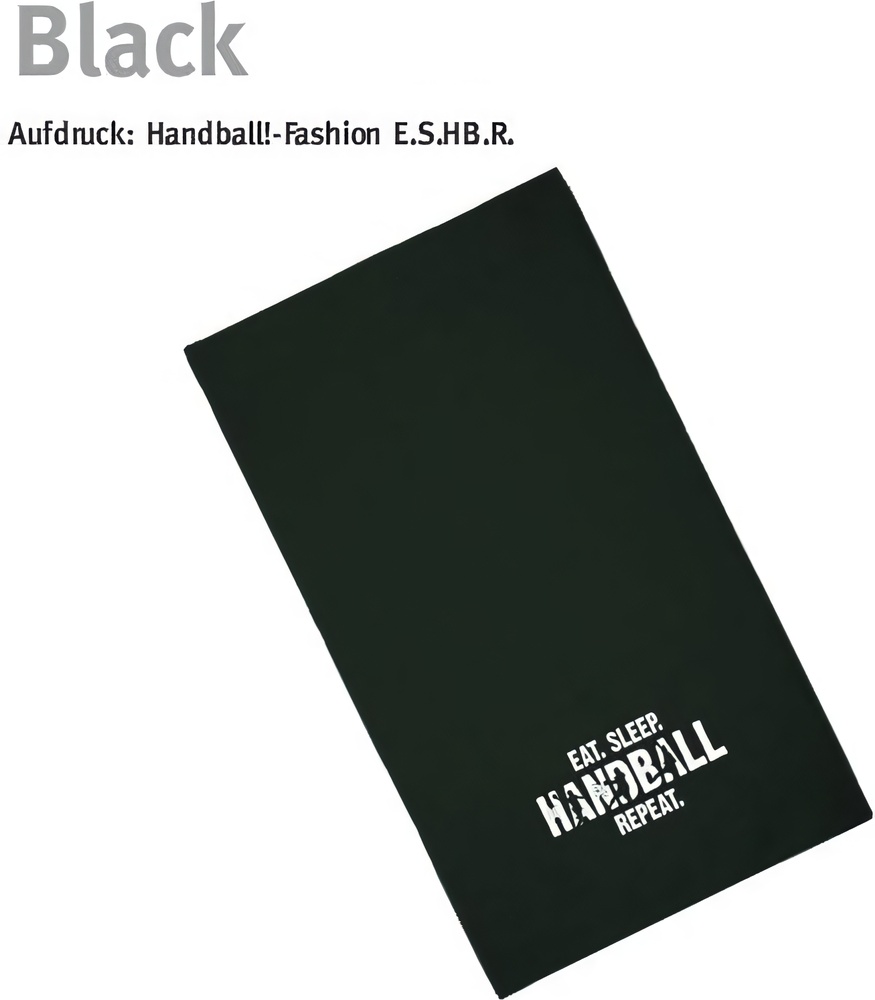 HandballFashionHandtuchEatSleepHandballRepeatT1-7070x140cmBlack