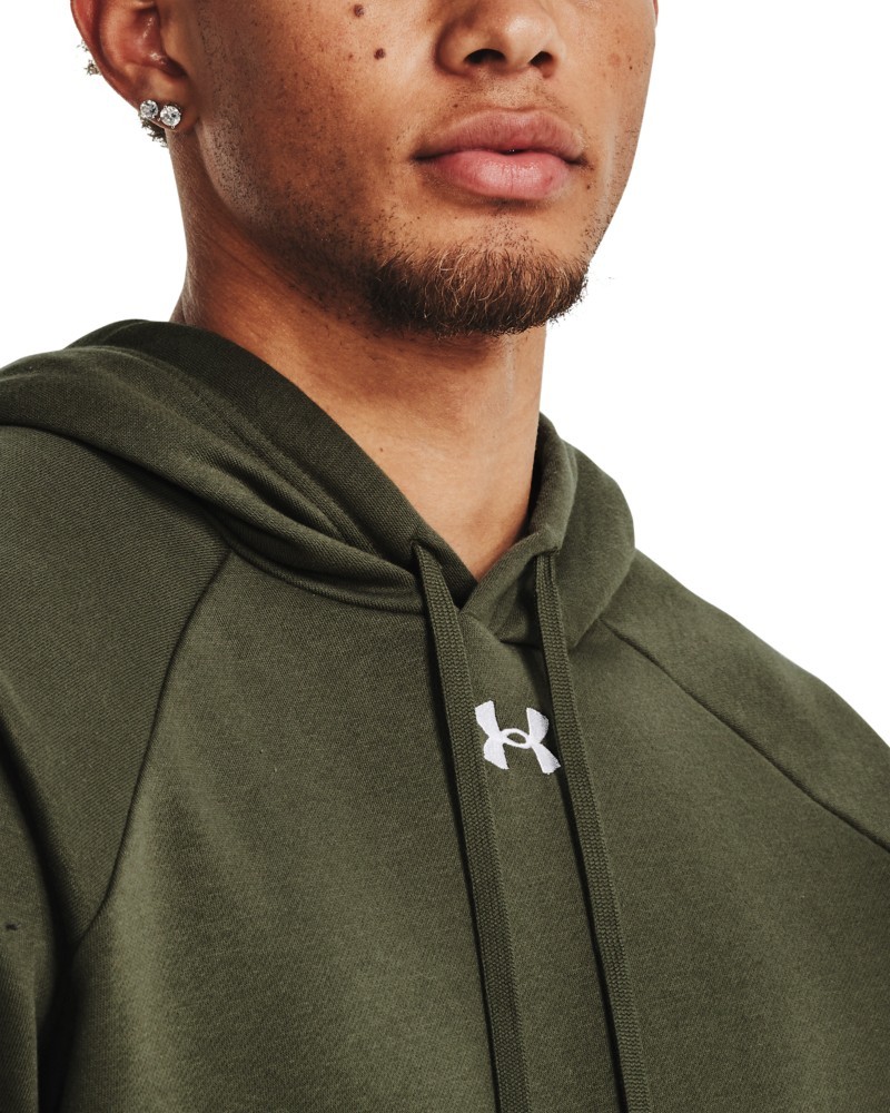 UnderArmourUARivalFleeceHoodieGreen-XS