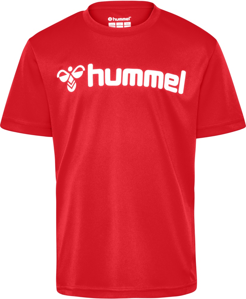 HummelKinderT-ShirtTopHmllogoJerseySSKidsTrueRed-116