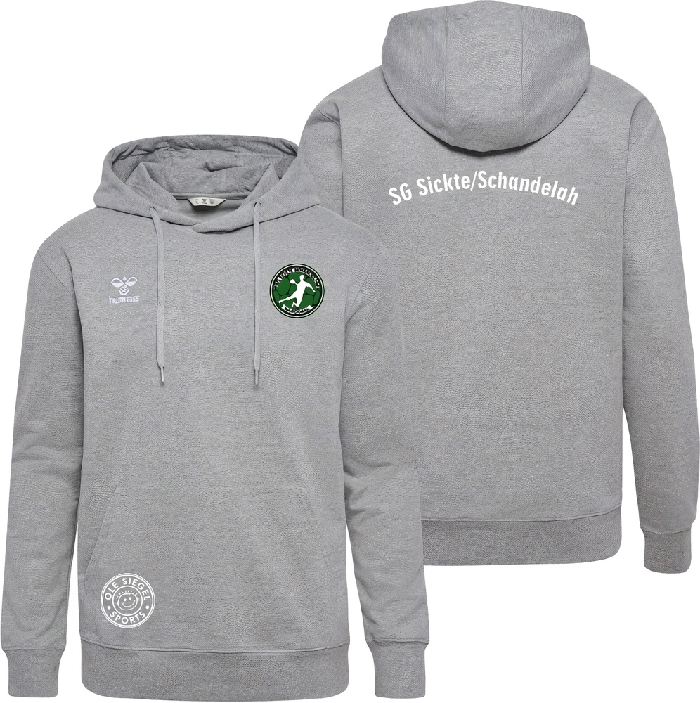 SGSickteSchandelahDamenHummelhmlGO20CottonHoodieLady225250GreyMelange-XXL