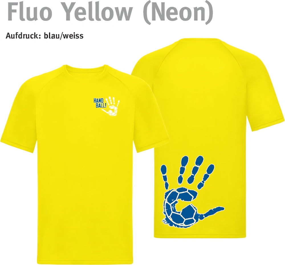 HandballCollectionFunktionsshirtS287XFluorescentYellow-XXS